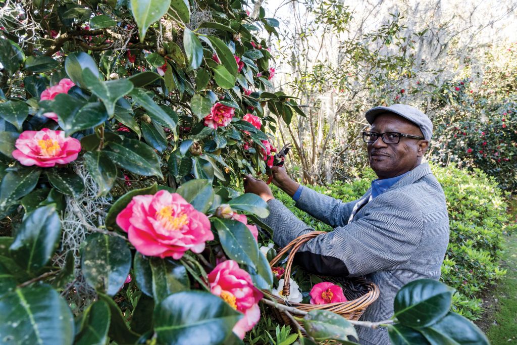 Middleton Place’s vice president of horticulture, Sidney Frazier.