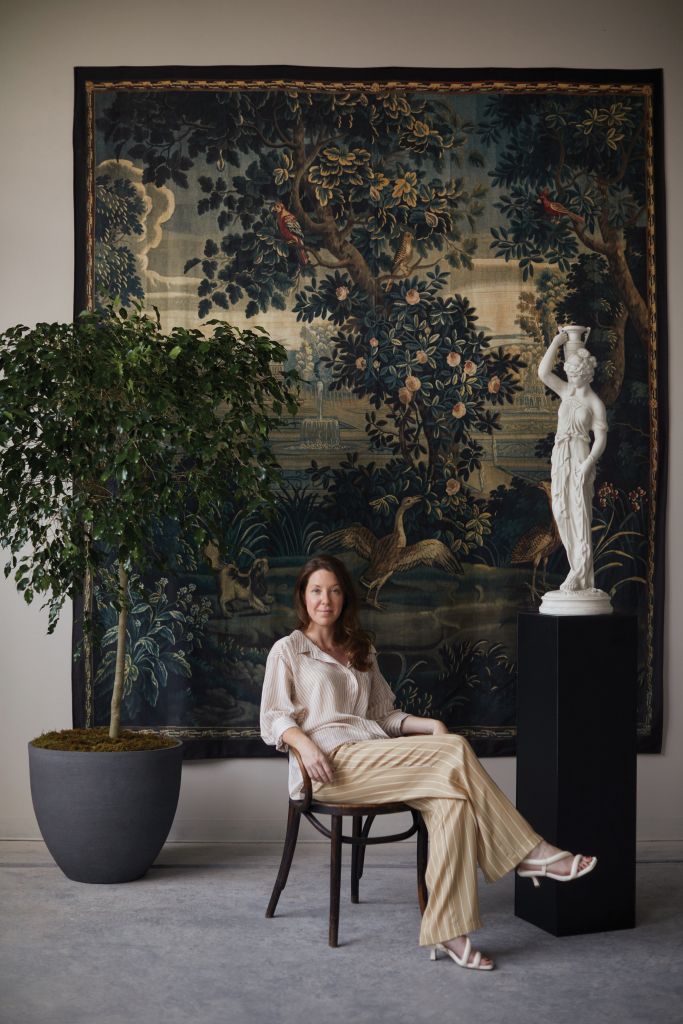 <i>Melissa Sutton designs Riloh’s timeless, sculptural collections, which are produced in the company’s North Charleston facility. </i>